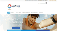 Desktop Screenshot of accesstohealthchiropractic.com